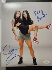 Cora Jade Persia Pirotta (Steph De Lander) SIGNED 8x10 *JSA CERT*  WWE  NXT GCW