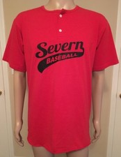 Vintage Severn Baseball 50/50 Jersey T Shirt Eagle USA USA Made Size Large