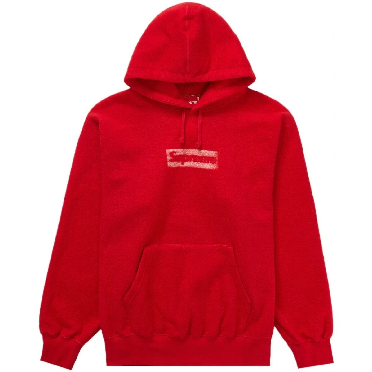 Sweat à capuche rouge logo Supreme Inside Out Box