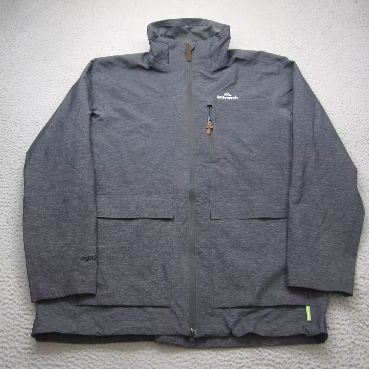 Kathmandu Jacket Men Extra Large Gray NGX2 Zip Parka Coat Outdoors Hiking  Camp | eBay