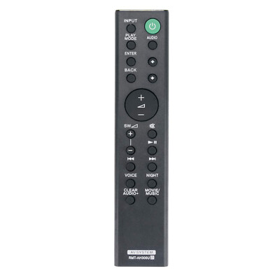 New Remote Control RMT-AH300U for Sony HT-CT290 HT-CT291 HTCT290 HTCT291 SA-CT29