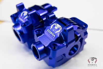 CR Aluminum Differential housing Front + Rear for Traxxas Slash Rustler 4x4 4WD