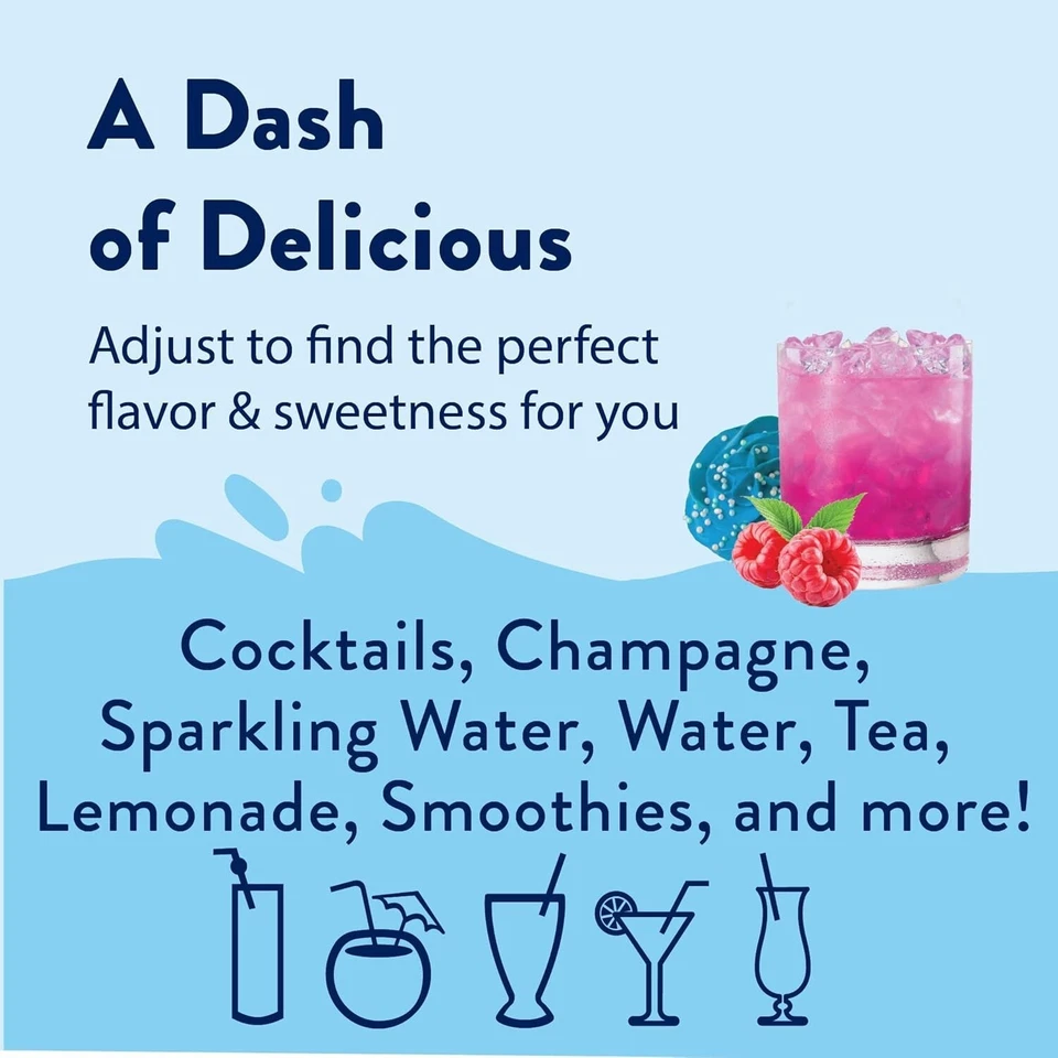 Jordan's Skinny Mixes Sugar Free Syrup, Unicorn Flavor, Fruit Flavored Water Enh — 第 3/4 张图片