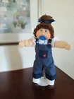 TLC Vtg Cabbage Patch JESMAR Doll Brunette Ponytail Blue Eyes PACI SPAIN Read