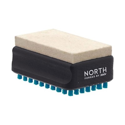Swix NORTH Combination Felt & Nylon Ski Wax Brush - HS Liquid Glider