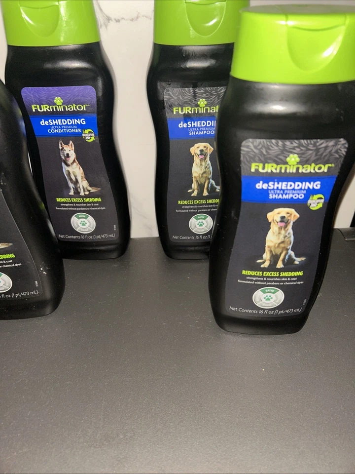 Champú y acondicionador FURminator deShedding Ultra Premium. Juego de 4 16 oz Foto 3 de 4