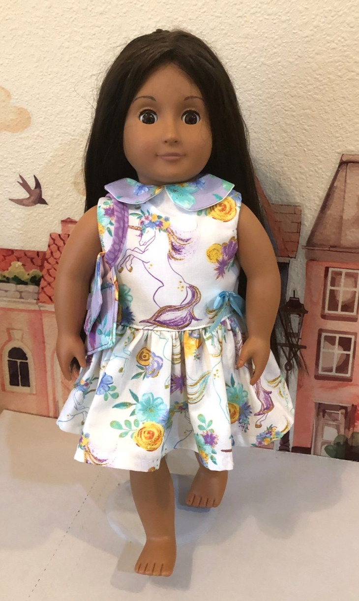- Handmade Dress To Fit American Girl Type Dolls