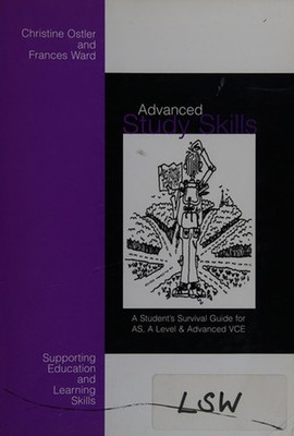 Advanced Study Skills : Student's Survival Hardcover Ward Frances
