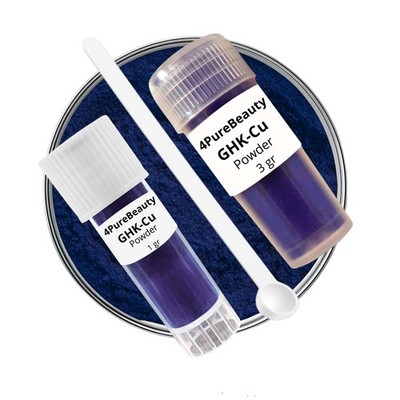 how to mix ghk-cu peptide powder USA Copper Peptide GHK-Cu Powder, DIY Blue Copper for Making the Best Face  Cream