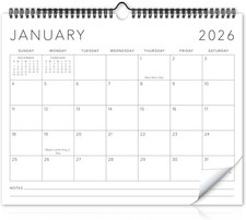 Beautiful 2026 Wall Calendar - Runs from January 2026 until July 2027 - Large 14