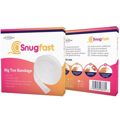 Snugfast Big Toe Schlauch Mullverband 2,7 cm x 1 Stück (1er Pack) 