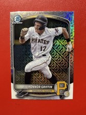 Bowman 2025 Chrome Konnor Griffin Mojo Refractor BCP-86 Pittsburgh Pirates