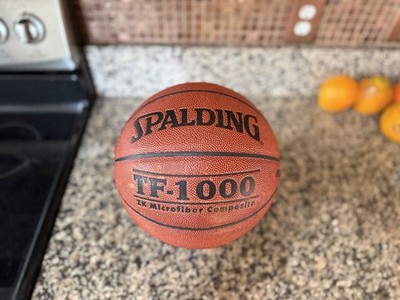 USED Spalding TF-1000 Game Ball Composite Leather Basketball Men's 29.5