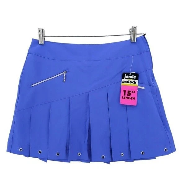 Skort De Golf Femme Jamie Sadock – Violet – Taille 16 (plus Size) – 15 Pouces – 87% Polyester 13% Nylon