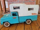1963 - 1964 Tonka Camper Pickup Truck; No. 530; Robin Egg Blue Fleetside Truck