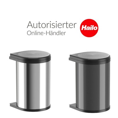 HAILO Mülleimer Edelstahl AS Mono 20 Einbau Abfallsammler B-Ware 3520001 3520071