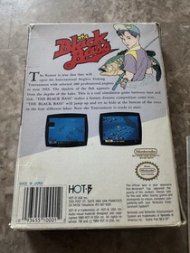 The Black Bass - Nintendo Entertainment System - Box  Game Cartridge Manual NES