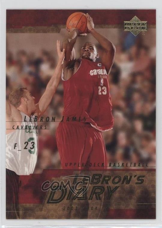2003-04 Upper Deck Lebron's Diary LeBron James #LJ7 Rookie RC