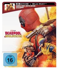 Deadpool & Wolverine Steelbook 2 Disc (4k Ultra & Blu ray)  New Sealed
