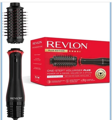 REVLON One-Step Föhnbürste 4-in-1 Volumiser Plus mit abnehmbarem Kopf