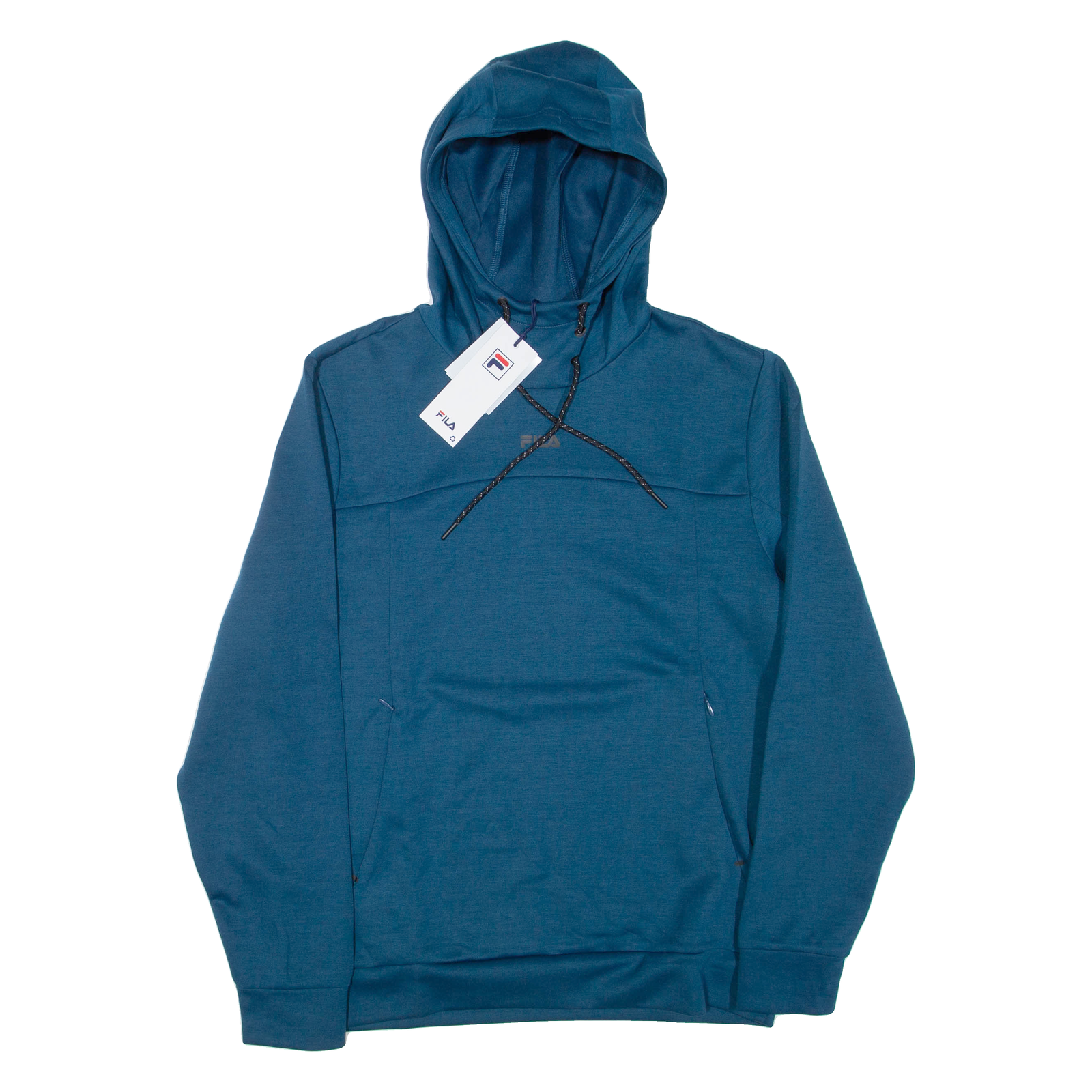 FILA Felpa con Cappuccio Uomo Blu M