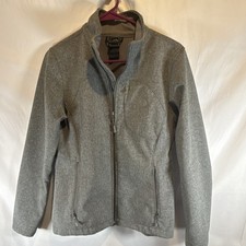 The North Face Women s Apex Bionic M Regular Gray Full Zip Jacket w/ Pockets