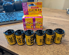 Lot Of 8 Rolls Kodak 35mm/135 Color Negative Film, Expired ISO 200 400 And 800