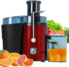 Panana Juicer Centrifugal Machine, with 1000W Classic Red 