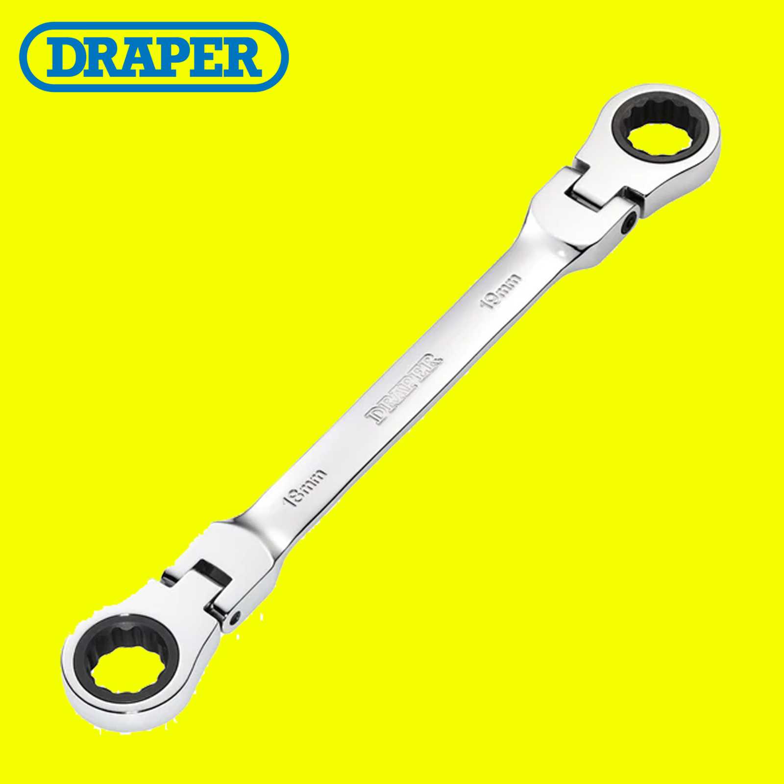 Draper Hi Torq Flexible Double Ratchet Ring Spanner - Image 2