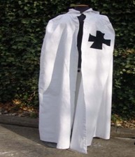 Medieval Cloak Cape Hoodie Hooded Renaissance Costume Knights of Templar SCA