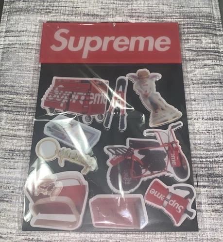 Aimants Supreme SS22 LOT DE 10 multicolores rouges 100% authentiques neuf boîte logo