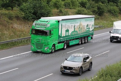 LKW Foto DAF XF Planensattelzug Deutschland grün Ottfried Förster | Von d #l3dl