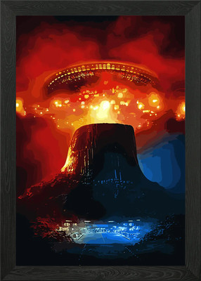 Enge Begegnungen des Th Gerahmtes Wandbild Poster Leinwanddruck Bild