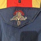 Vintage Florida Panthers Quarter Zip Front Pocket Starter Jacket Size X-Large  — photo 2