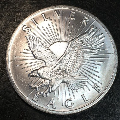 1oz Silver Bullion Classic Sunshine Minting Silver Eagle WE COMBINE SHIP #R820