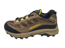 Merrell Moab Speed 2 Mens Hiking Shoe Size 4 Yellow and Brown NWOB