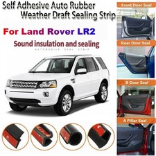Door Rubber Seal Strips Weather Draft Wind Noise Reduction U For Land Rover Lr2 Door Rubber Seal Strips Weather Draft Wind Noise Reduction U For Land Rover Lr2