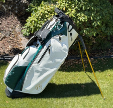 Vessel 2023 Season Masters Opener Player Pro Stand Green White Gold Golf Bag NEW