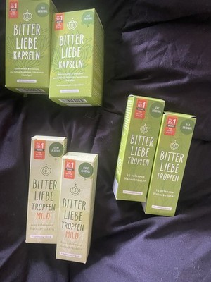 BitterLiebe Komplex Kapseln 90 St.2St.52 g ,2St. Komplex 2St.Tropfen mild 6Stück