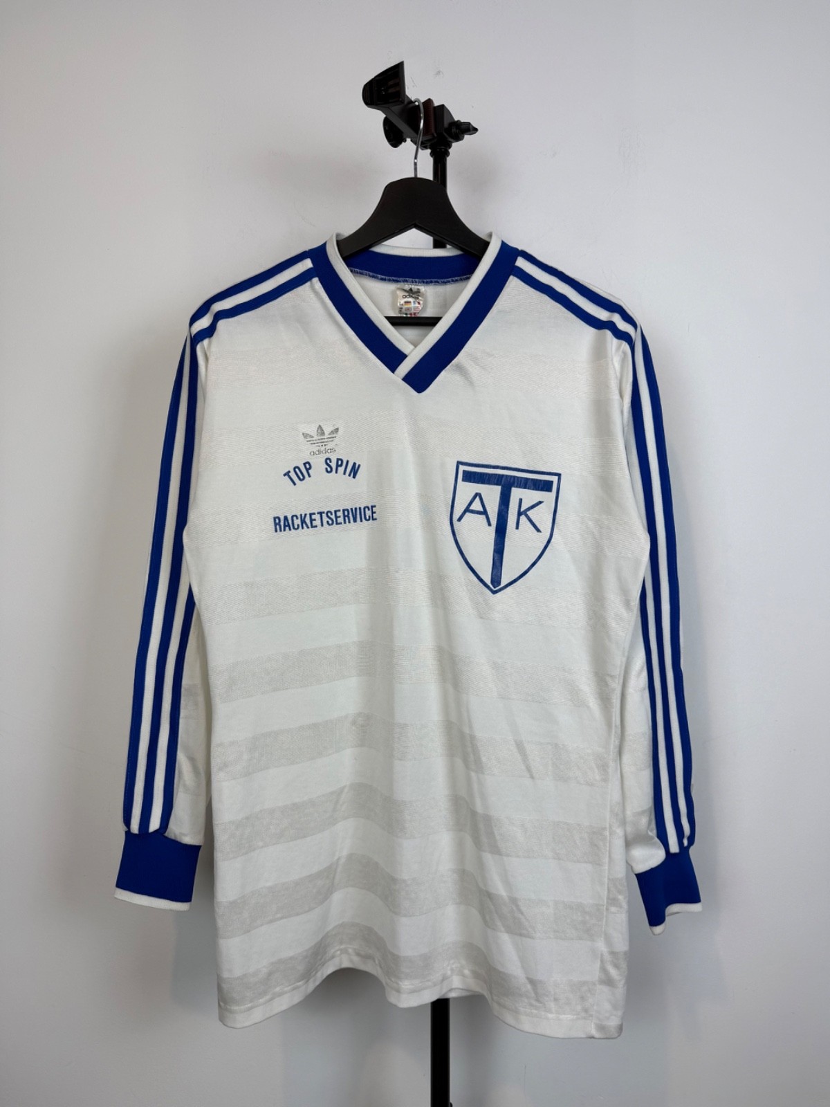 Vintage adidas Trefoil GDR Jersey Made in West Germany 70s Archive Size M