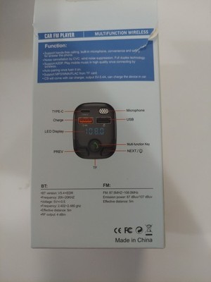 Multifunction Wireless Car MP3 Player