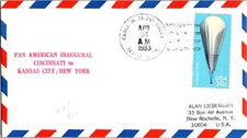 Pan American World Airways First Flight Cincinnati Ohio - New York - 1983