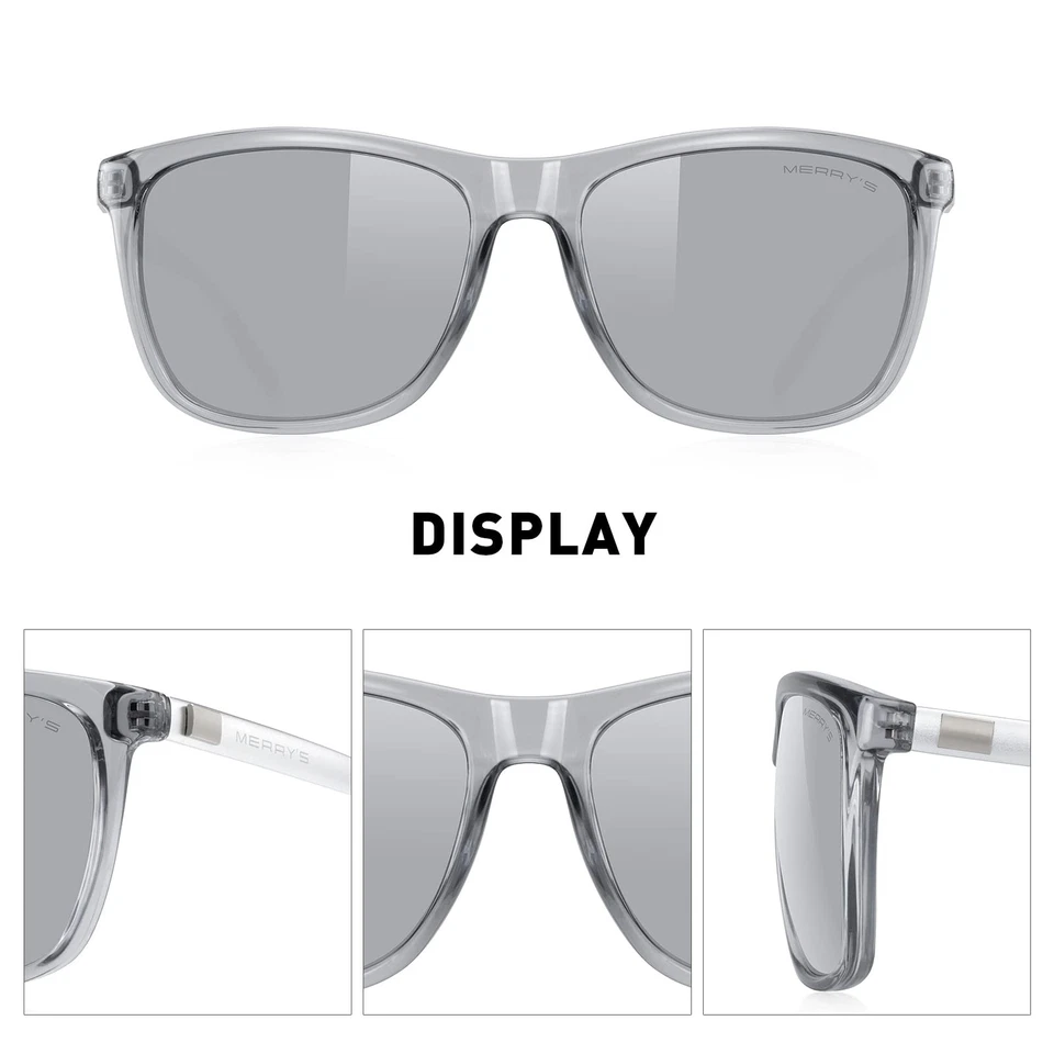 Gafas de sol MERRY'S unisex polarizadas de aluminio gafas de sol vintage para hombre/mujer Foto 3 de 4