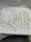 Vintage Jewelry Lot  Costume Gold Tone Silver Tone All Wearable 14 Necklaces