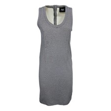 DOLCE & GABBANA – Vintage Cotton Sleeveless Striped Mini Dress Y2K | Size M