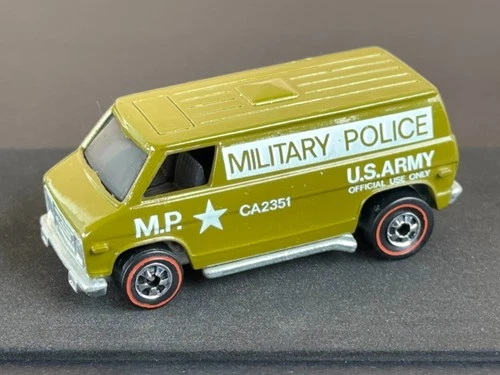 Vintage Hot Wheels Redline 1976 KILLER Olive Khaki Kooler Super Van - ONE & DONE