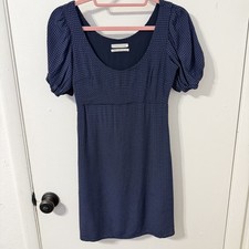 Urban Outfitters Navy Ditsy Floral Scoop Neck Dress, XS