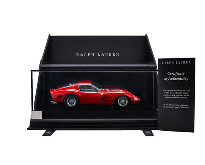 NWT Authentic Limited Edition Ralph Lauren Ferrari 250 GTO Model Car With Cert