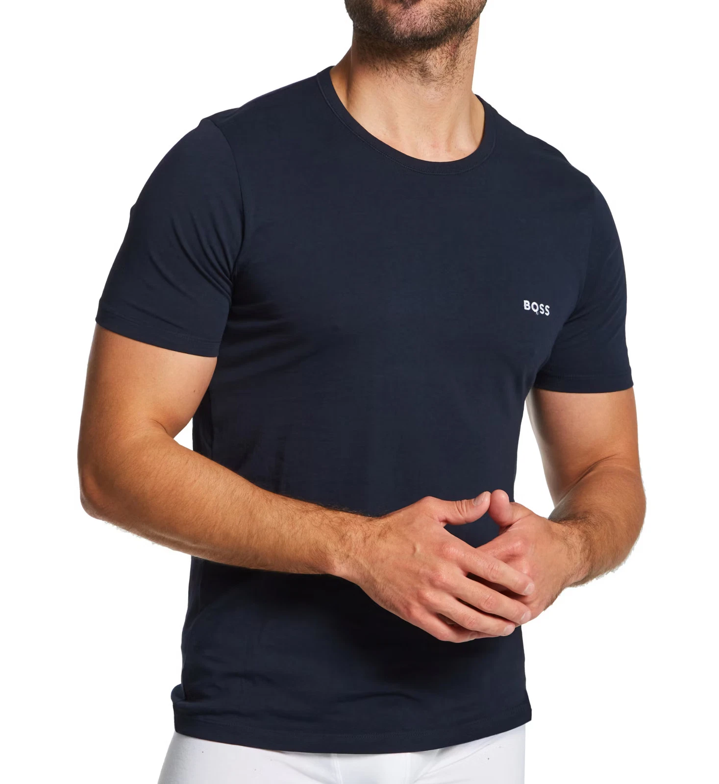 Boss Hugo Boss 0475284 Classic Fit Crew Neck T-Shirt - 3 Pack