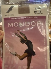 Mondor Footed Ice Skating Tights 3310 Size 10-12 Chikdrens Size